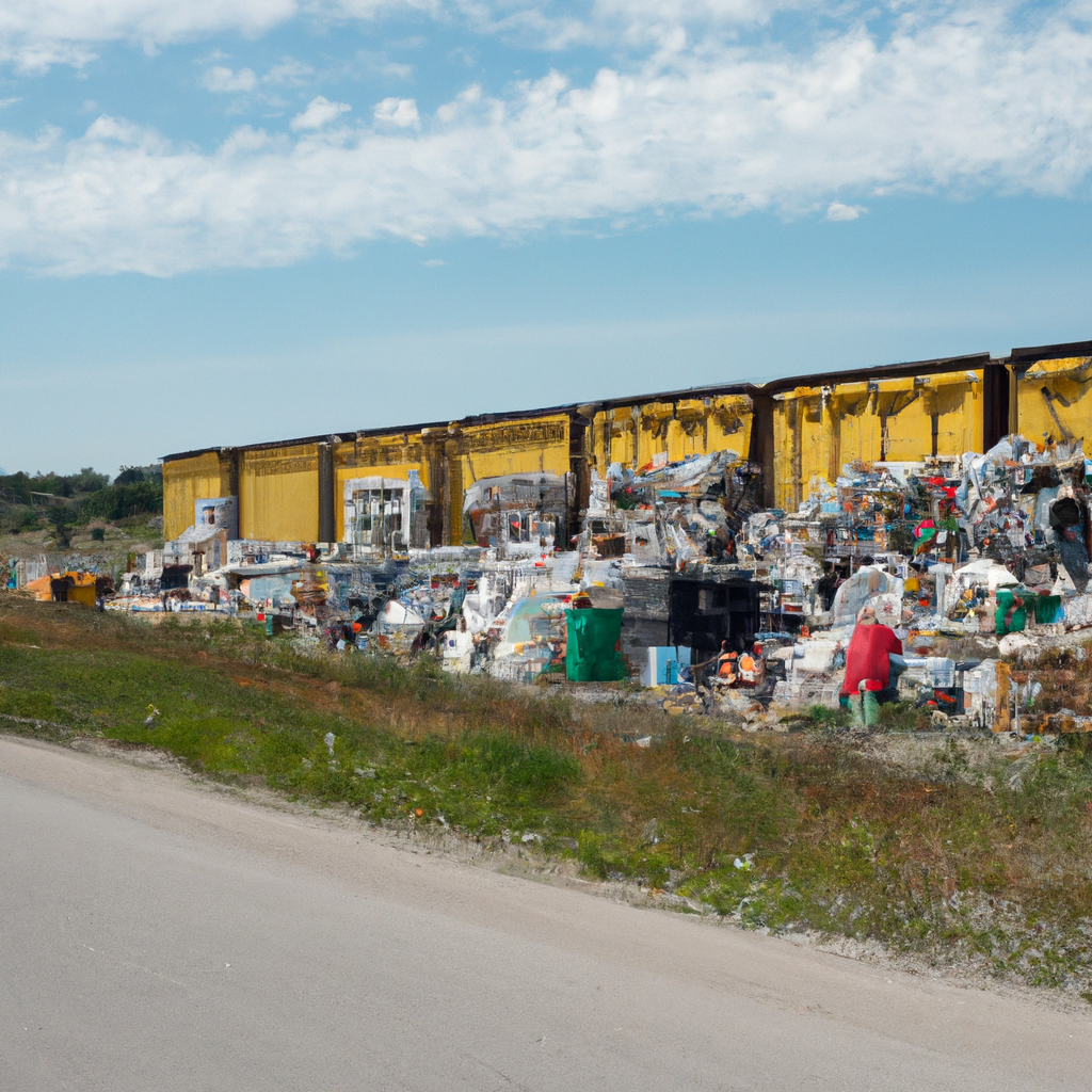 Recyklační stanice pro efektivní třídění odpadu